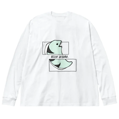 ハローうつぼ。 ビッグシルエットロングスリーブTシャツ