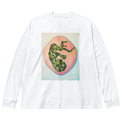 ママ　行かなくちゃ！ Big Long Sleeve T-Shirt