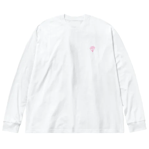 らくがきだいやもんど ぴんく Big Long Sleeve T-Shirt