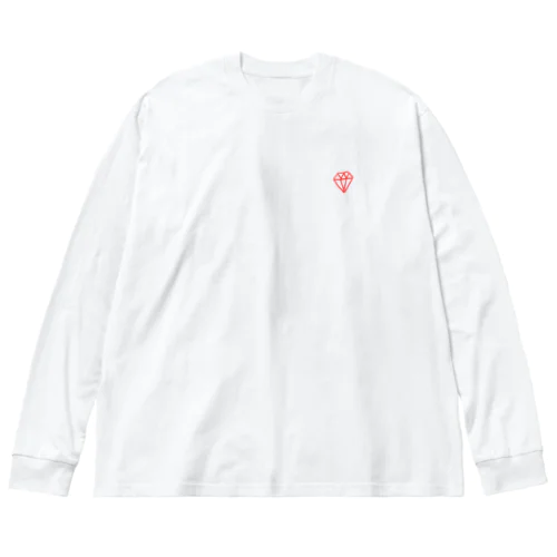 らくがきだいやもんど あか Big Long Sleeve T-Shirt