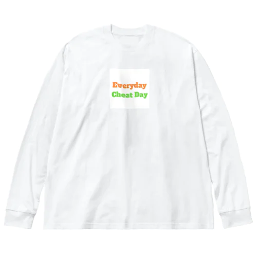 毎日チートデイ Big Long Sleeve T-Shirt