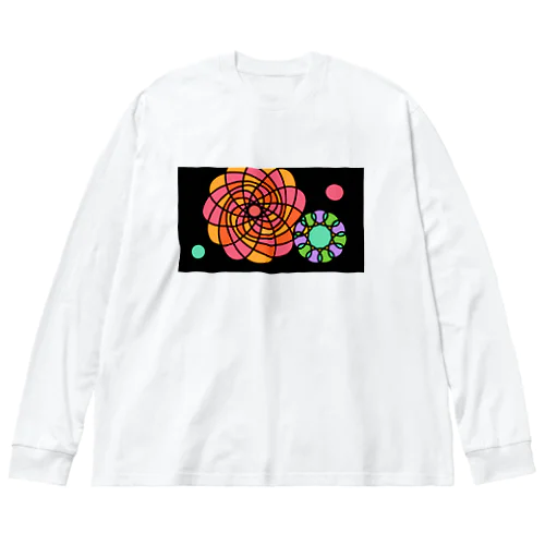 花火 ビッグシルエットロングスリーブTシャツ