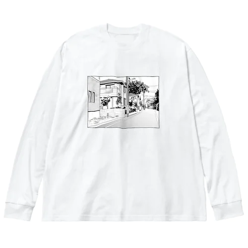 漫画背景風イラスト Big Long Sleeve T-Shirt