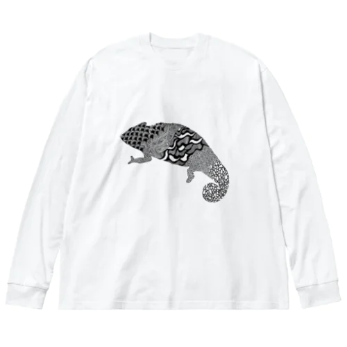 パンサーカメレオン Big Long Sleeve T-Shirt