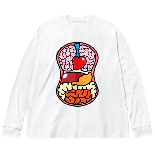 人体模型 ビッグシルエットロングスリーブTシャツ