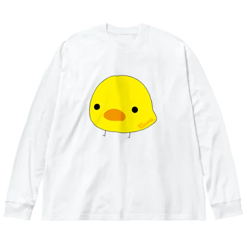 ひよこ ビッグシルエットロングスリーブTシャツ