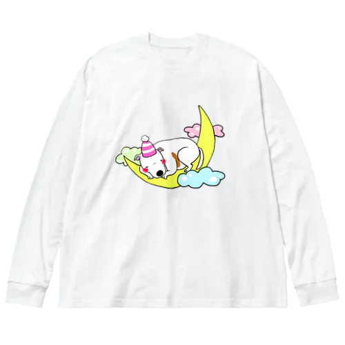 おやすみポチ ビッグシルエットロングスリーブTシャツ