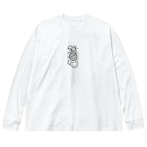 ripples ビッグシルエットロングスリーブTシャツ