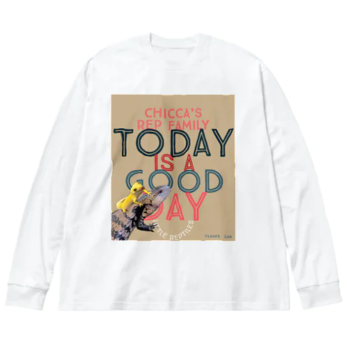 Today is a good day カカオ&シトラス Big Long Sleeve T-Shirt