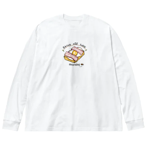 ベーコンエッグ　トースト Big Long Sleeve T-Shirt