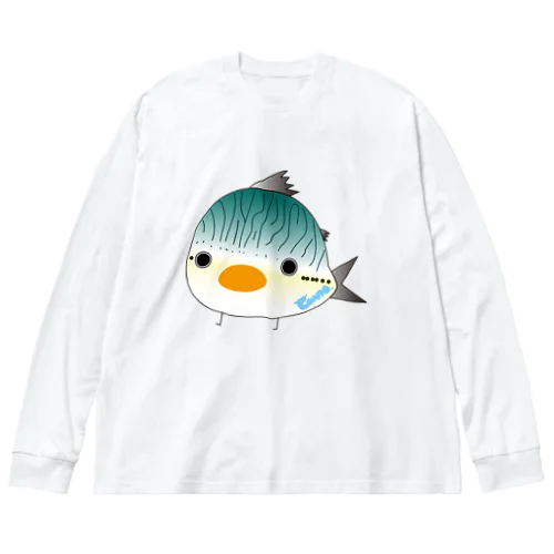 さばひよこ ビッグシルエットロングスリーブTシャツ