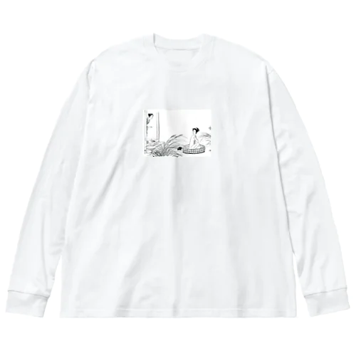 moi ビッグシルエットロングスリーブTシャツ