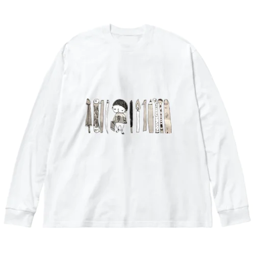 かりあげさんと1111  ビッグシルエットロングスリーブTシャツ