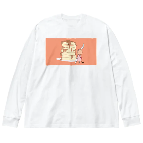 ほっとけーき。 ビッグシルエットロングスリーブTシャツ