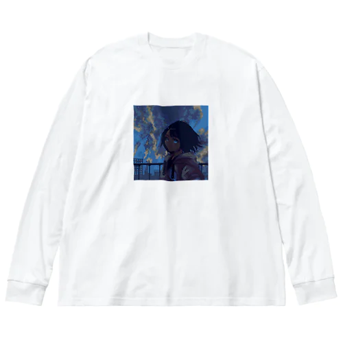 蒼と少女 Big Long Sleeve T-Shirt