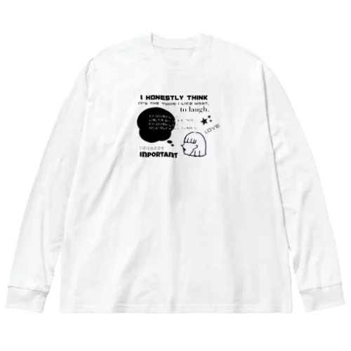 女の子 Big Long Sleeve T-Shirt