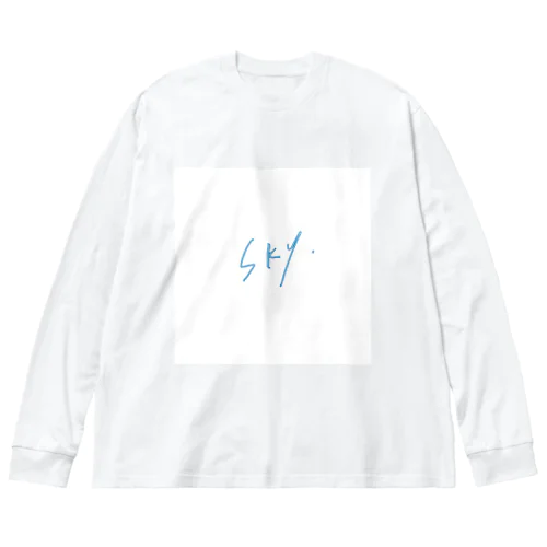 Sky Big Long Sleeve T-Shirt