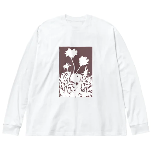 花咲く小径⑥あか Big Long Sleeve T-Shirt