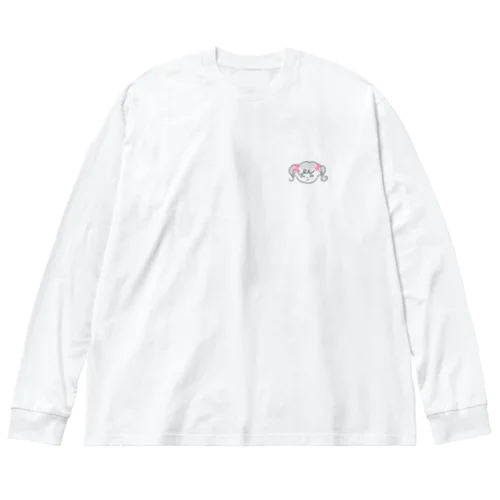 み ビッグシルエットロングスリーブTシャツ