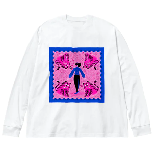 栗鼠使いと4頭の虎 Big Long Sleeve T-Shirt