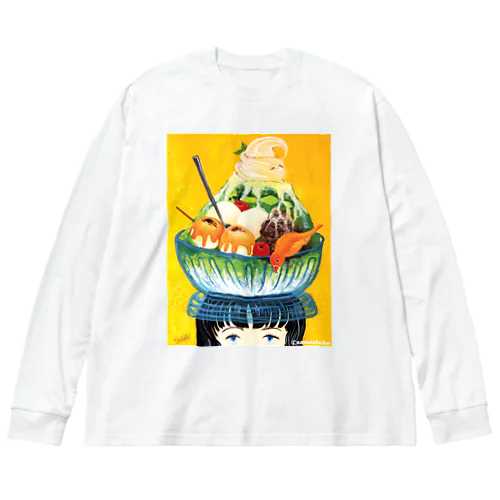 抹茶女子 Big Long Sleeve T-Shirt