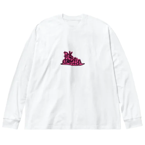 ピンクコンパニオン Big Long Sleeve T-Shirt