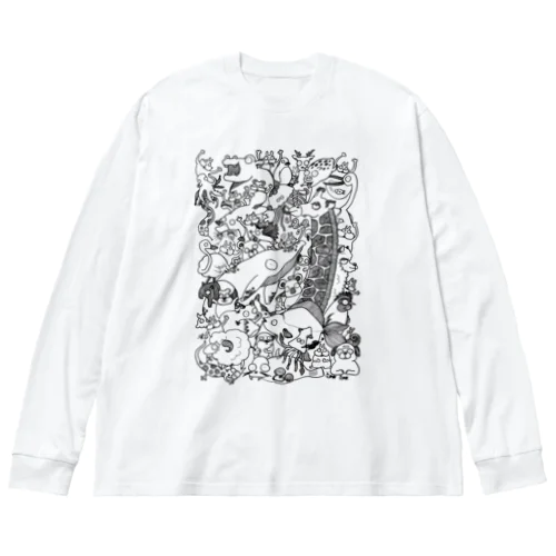 どうぶついろいろ Big Long Sleeve T-Shirt