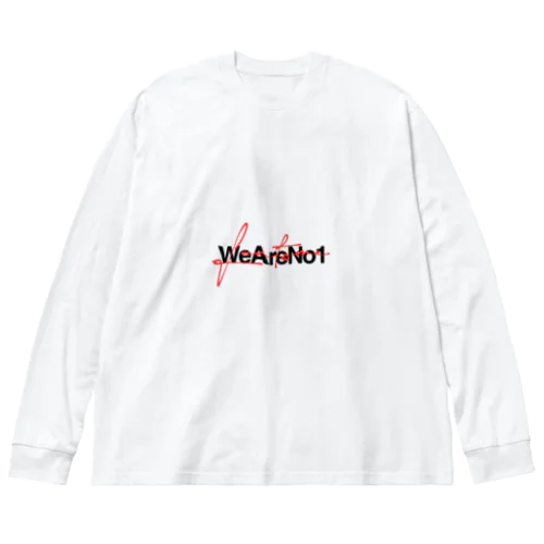 WeAreNo1 スリーブTシャツ ビッグシルエットロングスリーブTシャツ