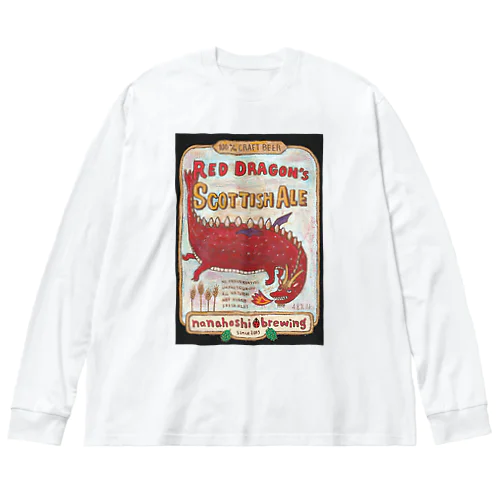 RED DRAGON’S SCOTTISH ALE  ビッグシルエットロングスリーブTシャツ