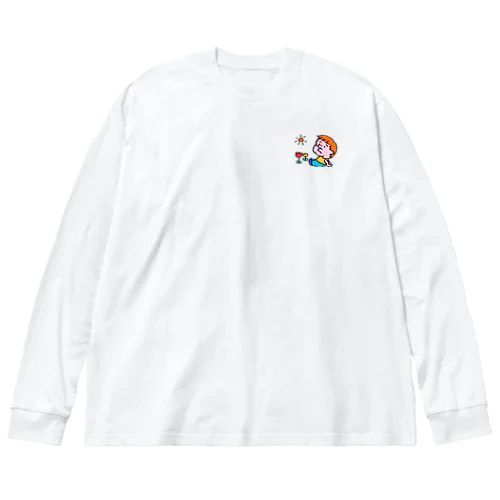 癒し系キャラぶうちゃん Big Long Sleeve T-Shirt