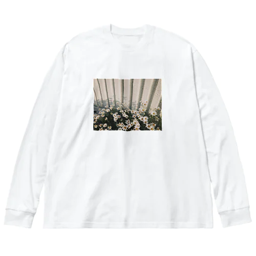 花と影。 Big Long Sleeve T-Shirt