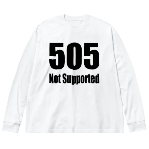 505 Not Supported ビッグシルエットロングスリーブTシャツ