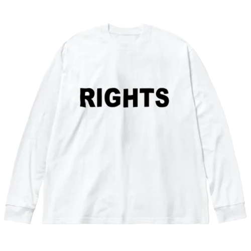 ボブマーリー「RIGHTS」 Big Long Sleeve T-Shirt