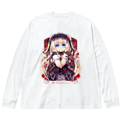 レティーツィア（紅）-C ビッグシルエットロングスリーブTシャツ