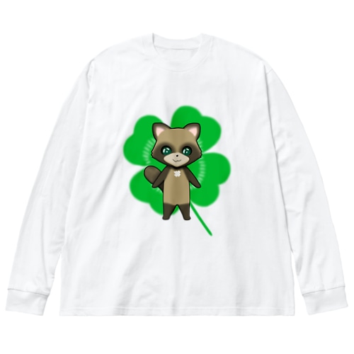 四つ葉印の化け狸ちゃん Big Long Sleeve T-Shirt