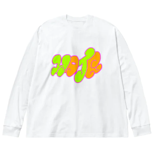 HARDCORE HATE TEE-CANDY Big Long Sleeve T-Shirt