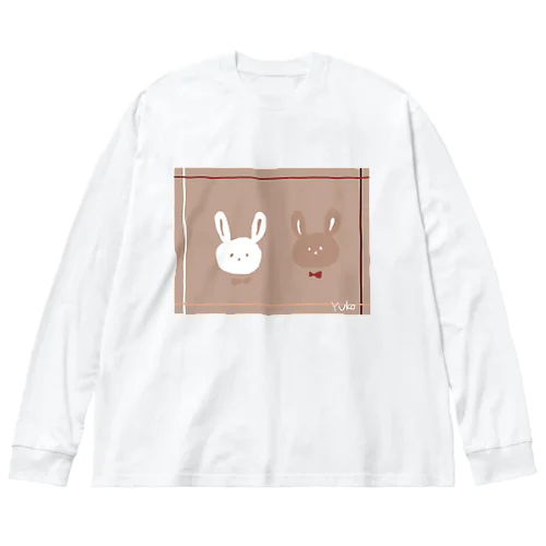 うさぎ ビッグシルエットロングスリーブTシャツ