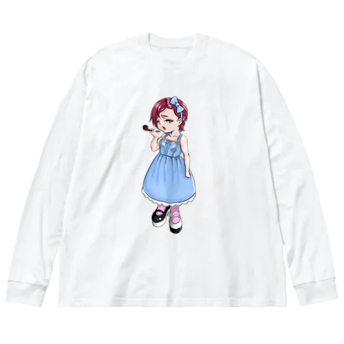 地雷ゴス子 Big Long Sleeve T-Shirt