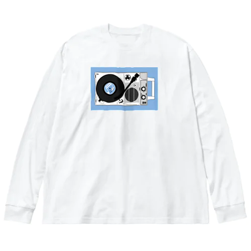 ベイビーなポータブルレコードプレーヤー Big Long Sleeve T-Shirt