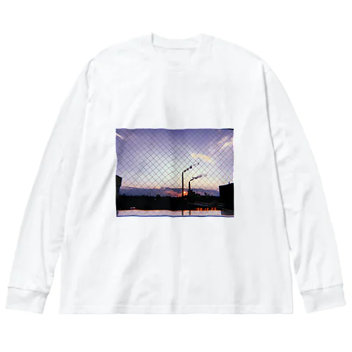 煙突雲 ビッグシルエットロングスリーブTシャツ