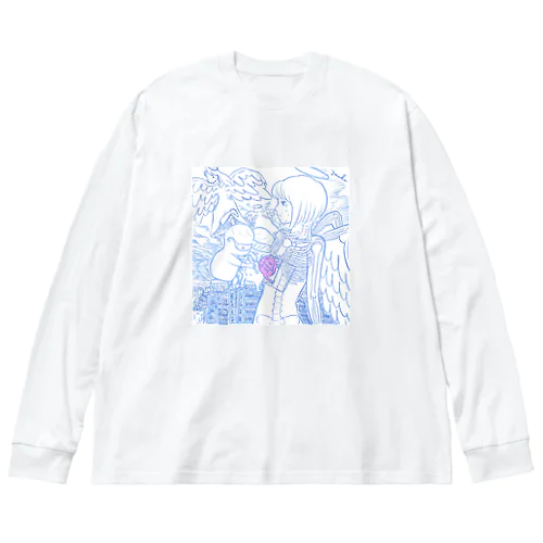 修理中 Big Long Sleeve T-Shirt