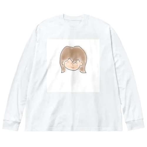 ほほ笑み Big Long Sleeve T-Shirt