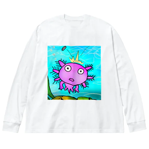 ユルいウーパールーパー　第2 Big Long Sleeve T-Shirt