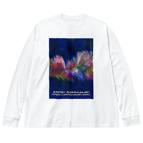 色彩の羽根　004a Big Long Sleeve T-Shirt