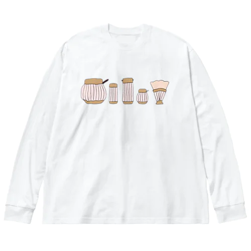 おいしい食卓 ビッグシルエットロングスリーブTシャツ