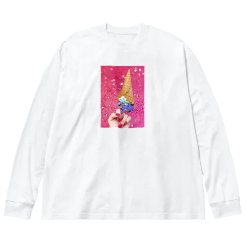 I scream xxxx ビッグシルエットロングスリーブTシャツ