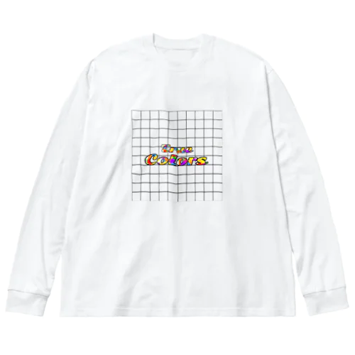 True colors. Ver.1.0 ビッグシルエットロングスリーブTシャツ