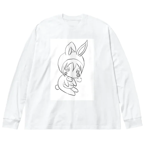 おこうさちゃん ビッグシルエットロングスリーブTシャツ