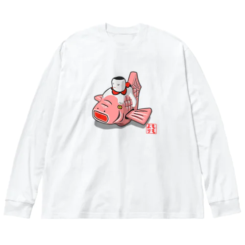 鯉乗り童子 ビッグシルエットロングスリーブTシャツ