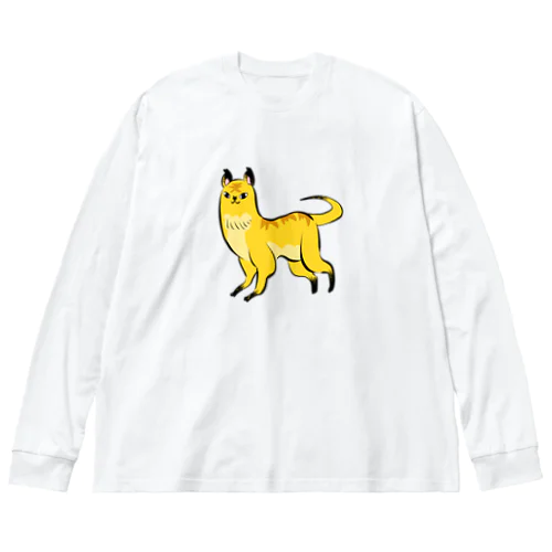 天啓猫さん(文字なし) ビッグシルエットロングスリーブTシャツ